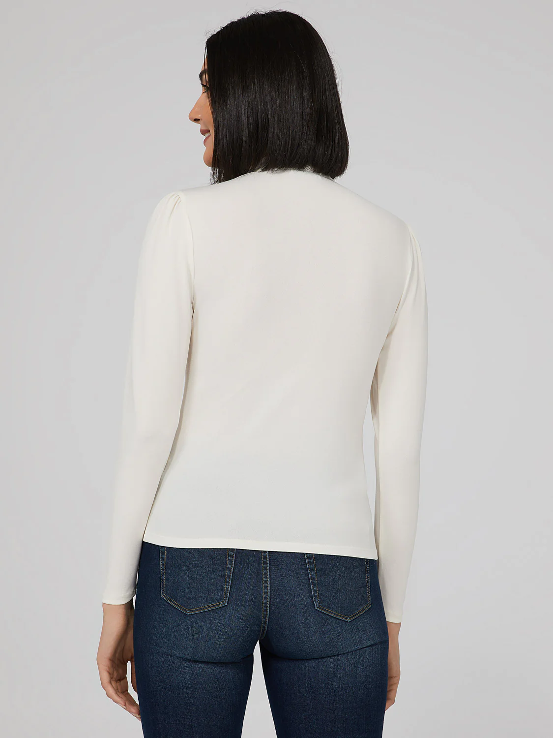 Oversized Satin Bow Top